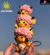 Pokémon Sakura Pikachu Family & Pichu Raichu Statue - Sun Studio [Pre-Order]