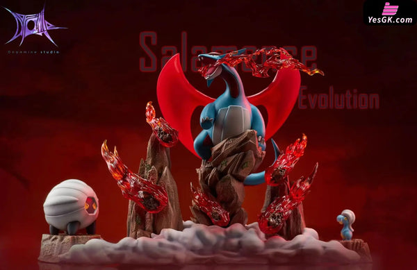 Pokémon Salamence Evolution Group & Drake Resin Statue - Dopamine Studio [Pre-Order]