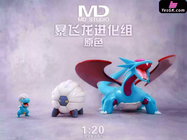 Pokémon Salamence Evolution Group GK Statue - MD Studio [Pre-Order] - Full Payment / Group Original Color - Pokemon