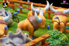 Pokemon Sandbox #1 Professor Oak’s Backyard Resin Statue - Jc Studio [Pre - Order] Pokémon