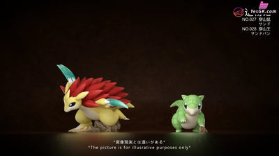Pokémon Sandshrew Evolution Group 1/20 GK Statue - ZaoWu Museum Studio [Pre-Order] Pokémon