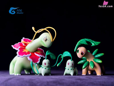 Pokémon scaleworld 1/20 Meganium Evolution Set GK Statue - FOG Studio [Pre-Order] Deposit / Primary color / Evolution