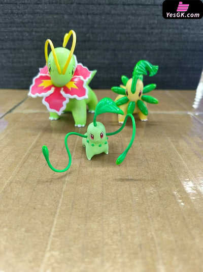 Pokémon scaleworld 1/20 Meganium Evolution Set GK Statue - FOG Studio [Pre-Order] Deposit / Primary color / Chikorita