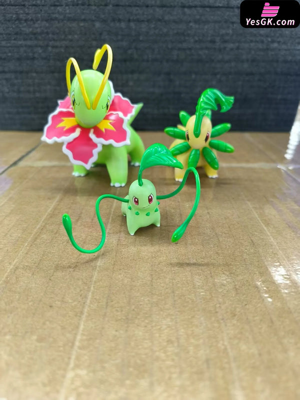 Pokémon scaleworld 1/20 Meganium Evolution Set GK Statue - FOG Studio [Pre-Order] Deposit / Primary color / Chikorita