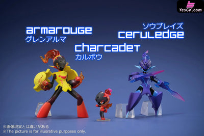 Pokémon Scaleworld Armarouge & Ceruledge Charcadet Gk Statue - Mg Studio [In-Stock] Deposit