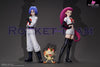 Pokémon Scaleworld Team Rocket Jessie & James & Lickitung & Victreebel & Weezing & Arbok & Pikachu & Meowth & Wobbuffet