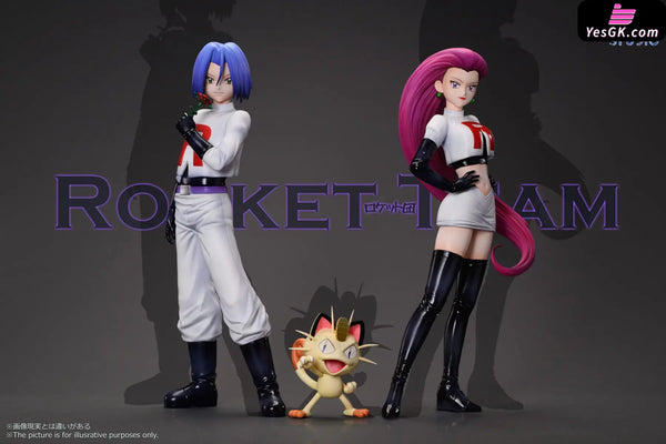 Pokémon Scaleworld Team Rocket Jessie & James & Lickitung & Victreebel & Weezing & Arbok & Pikachu & Meowth & Wobbuffet