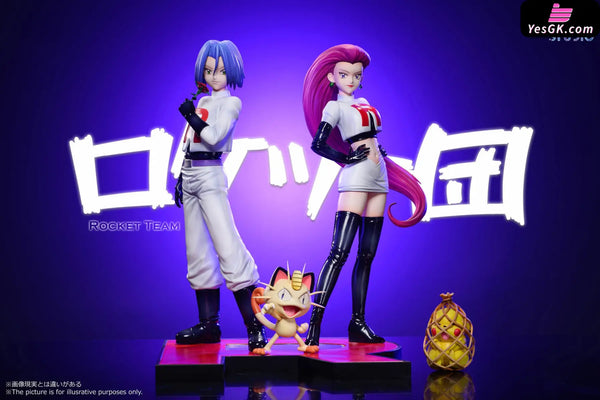 Pokémon Scaleworld Team Rocket Jessie & James & Lickitung & Victreebel & Weezing & Arbok & Pikachu & Meowth & Wobbuffet