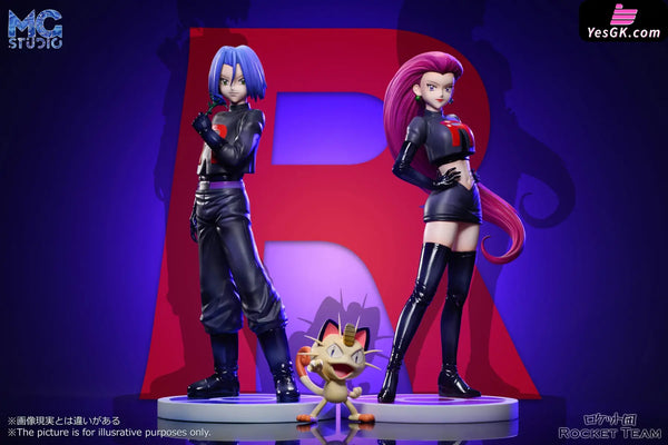 Pokémon Scaleworld Team Rocket Jessie & James & Lickitung & Victreebel & Weezing & Arbok & Pikachu & Meowth & Wobbuffet