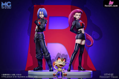 Pokémon Scaleworld Team Rocket Jessie & James & Lickitung & Victreebel & Weezing & Arbok & Pikachu & Meowth & Wobbuffet