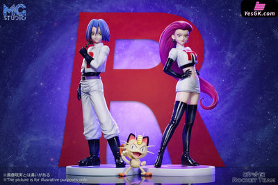 Pokémon Scaleworld Team Rocket Jessie & James & Lickitung & Victreebel & Weezing & Arbok & Pikachu & Meowth & Wobbuffet