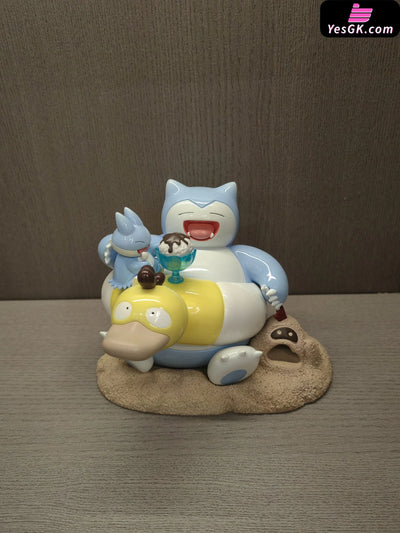 Pokémon Scenery Series #1 Beach Snorlax Gk Statue - Yue Jian Shan Studio [Pre-Order]
