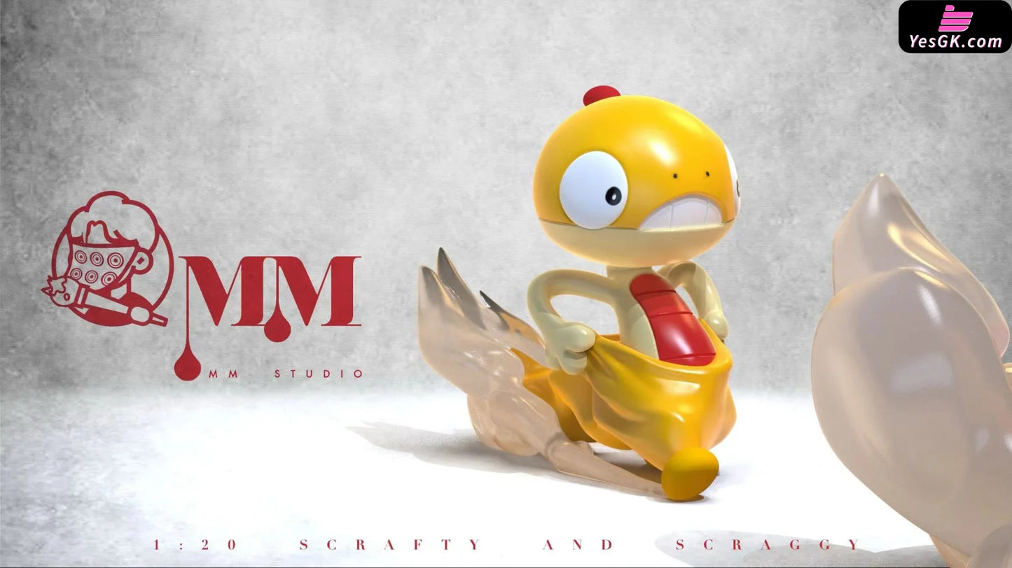 Pokemon Scraggy & Scrafty Statue - Mm Studio [Pre-Order] Pokémon