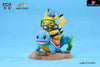 Pokémon Series Deep Sea Group (Squirtle Diving Pikachu Chinchou) Resin Statue - Ju Xiang Studio &