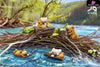 Pokémon Pokémon Series Evolution Line #399 Bidoof #400 Bibarel GK Statue - JB Studio [Pre-Order] Pokémon