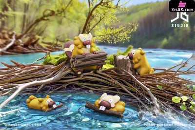 Pokémon Pokémon Series Evolution Line #399 Bidoof #400 Bibarel GK Statue - JB Studio [Pre-Order] Deposit / Primary