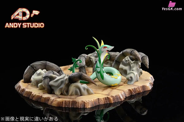 Pokémon Serperior Evolution Group Resin Statue - Andy Studio [Pre-Order]