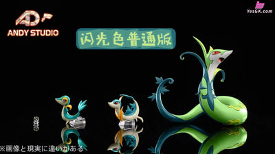 Pokémon Serperior Evolution Group Resin Statue - Andy Studio [Pre-Order] Deposit / Different Color