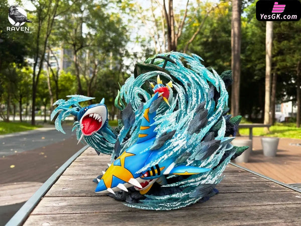 Pokemon Sharpedo Evolution Set Statue - RAVEN Studio