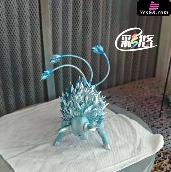 Pokémon Silver Conference Ash Ketchum’s Team VS Gary Oak’s Team #5 Ash Ace Tauros 1/20 GK Statue - Cai You Studio