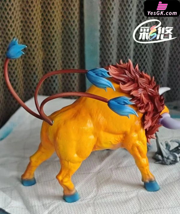 Pokémon Silver Conference Ash Ketchum’s Team VS Gary Oak’s Team #5 Ash Ace Tauros 1/20 GK Statue - Cai You Studio