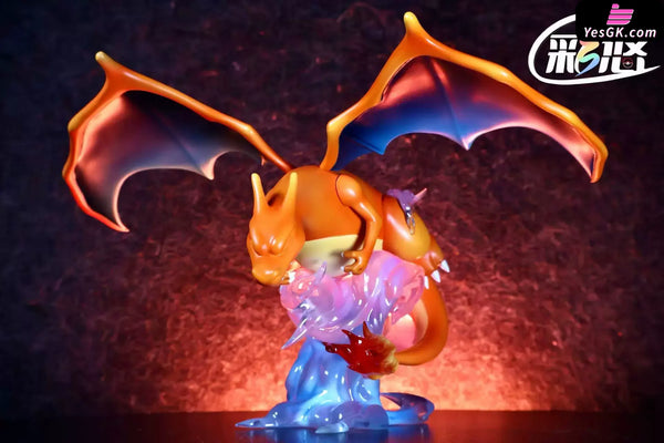Pokémon Silver Conference Ash Ketchum’s Team VS Gary Oak’s Team Ash Ace Charizard 1/20 GK Statue - Cai You Studio