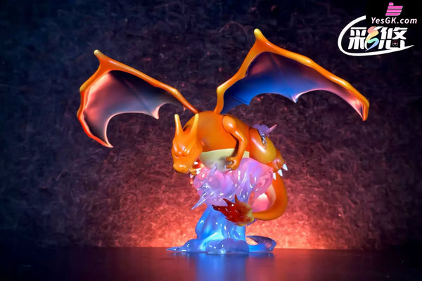 Pokémon Silver Conference Ash Ketchum’s Team VS Gary Oak’s Team Ash Ace Charizard 1/20 GK Statue - Cai You Studio
