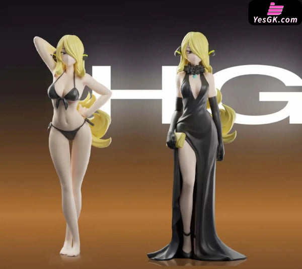 Pokémon Sinnoh Champion Cynthia Statue - HG Studio [In-Stock] Full Payment / 1/20 Swimsuit + Dress Pokémon