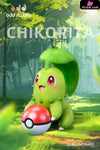 Pokemon Sitting Chikorita Resin Statue - Odd Studio [Pre - Order] Pokémon