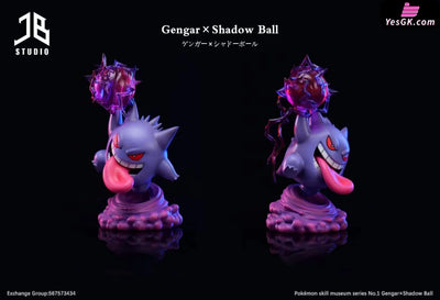 Pokémon Skill Museum #1 Gengar × Shadow Ball Resin Statue - Jb Studio [Pre-Order]