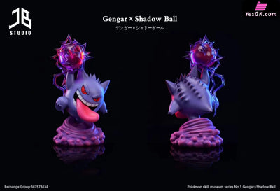 Pokémon Skill Museum #1 Gengar × Shadow Ball Resin Statue - Jb Studio [Pre-Order]