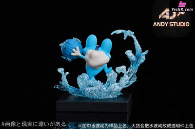 Pokémon Skill Museum #4: Froakie × Water Pulse Statue - Andy Studio [Pre-Order]