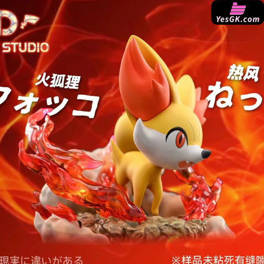 Pokémon Skill Museum #5: Fennekin × Heat Wave Statue - Andy Studio [Pre-Order]