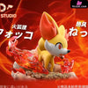 Pokémon Skill Museum #5: Fennekin × Heat Wave Statue - Andy Studio [Pre-Order]