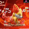 Pokémon Skill Museum #5: Fennekin × Heat Wave Statue - Andy Studio [Pre-Order]