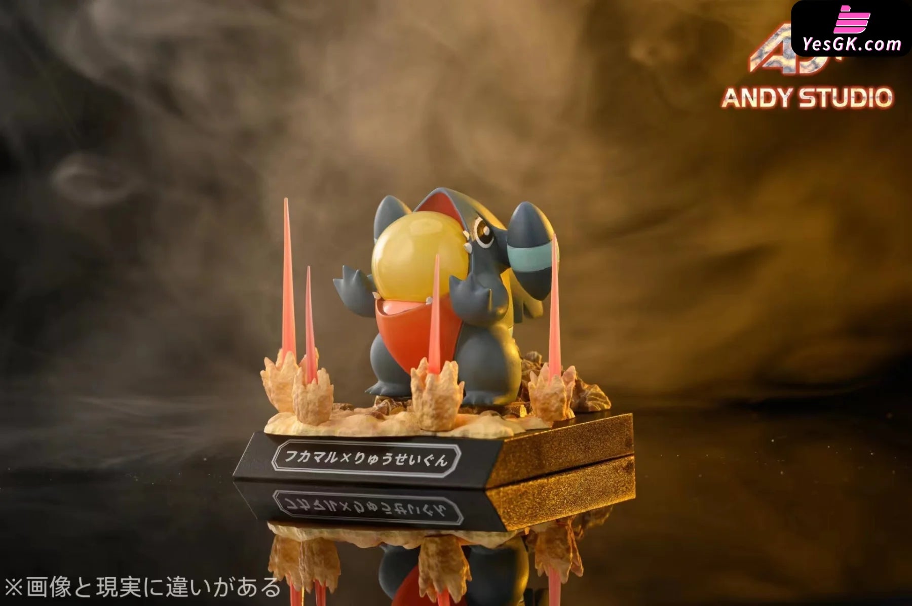 Pokémon Skill Museum #6: Gible × Draco Meteor Statue - Andy Studio [Pre-Order]