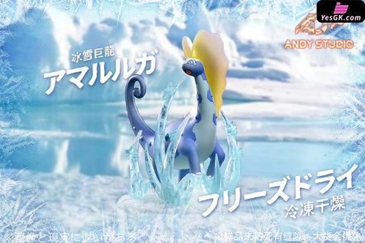 Pokémon Skill Museum #7 Aurorus×Freeze-Dry Statue - Andy Studio [Pre-Order]