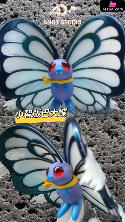 Pokemon Skill Museum #9 Butterfree 1/20 GK Statue - ANDY Studio [In-Stock] - Full Payment / Ash Color - Pokemon
