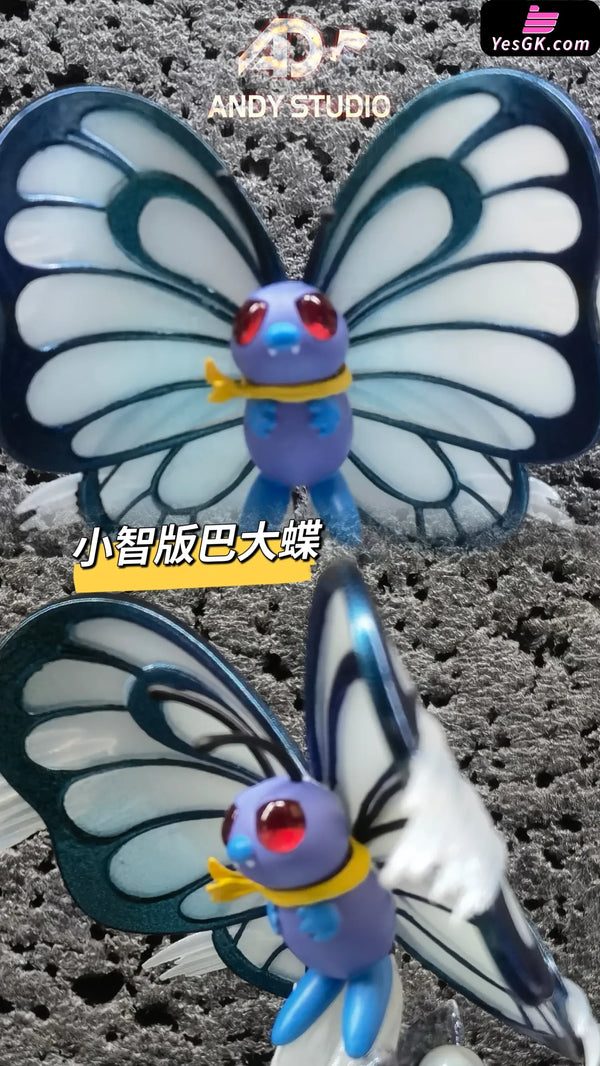 Pokemon Skill Museum #9 Butterfree 1/20 GK Statue - ANDY Studio [In-Stock] - Full Payment / Ash Color - Pokemon