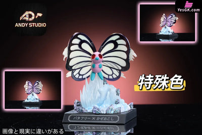 Pokemon Skill Museum #9 Butterfree 1/20 GK Statue - ANDY Studio [In-Stock] - Full Payment / Shiny Color - Pokemon