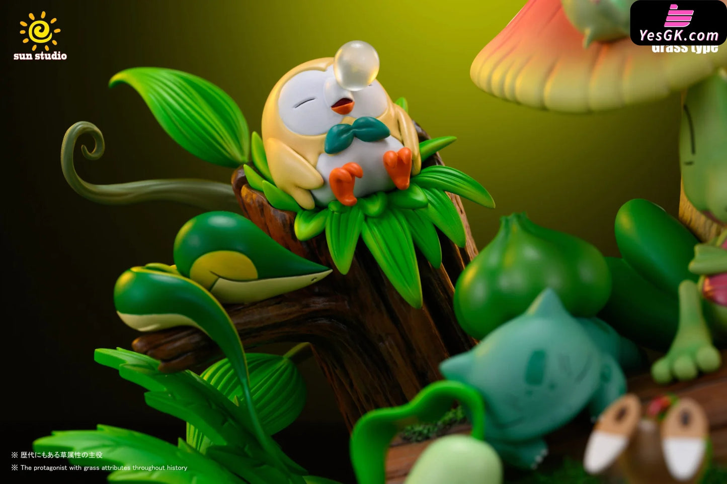 Pokémon Sleep First Partner Grass Type Family Statue - Sun Studio [Pre-Order]