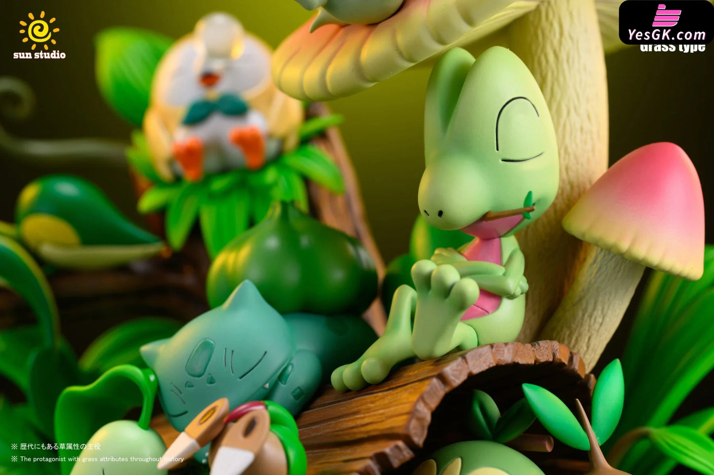 Pokémon Sleep First Partner Grass Type Family Statue - Sun Studio [Pre-Order]