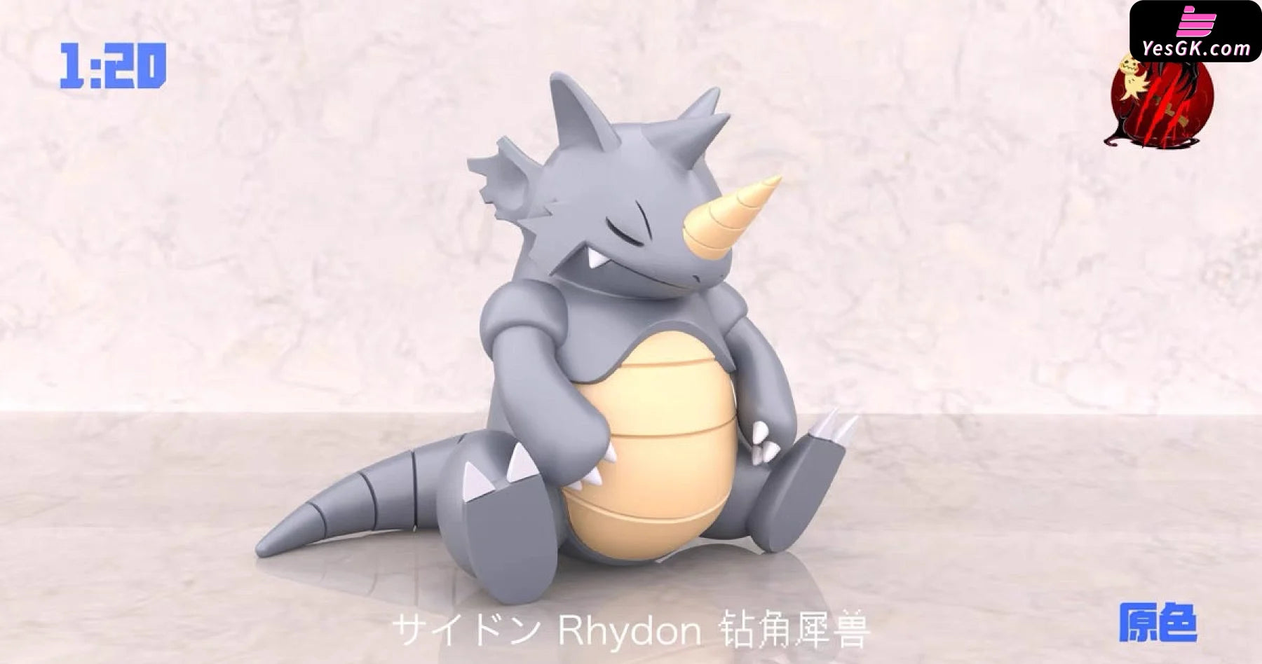 Pokemon Ryno Pokémon Sleeping Rhino Statue - ChuanChuan Studio – YesGK