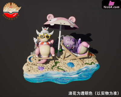 Pokémon Slowking & Slowbro GK Statue Mega Pig Studio [Pre Order] Pokémon