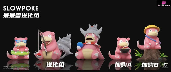 Pokémon Slowpoke Evolution Group 1/20 GK Statue - Wonder Studio [Pre-Order] Deposit / Original Color / Add-on A Pokémon