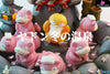 Pokemon - Slowpoke Family Winter Spa With Led Resin Statue Pchouse Studio [In Stock]