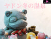 Pokemon - Slowpoke Family Winter Spa With Led Resin Statue Pchouse Studio [In Stock]