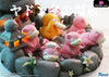 Pokemon - Slowpoke Family Winter Spa With Led Resin Statue Pchouse Studio [In Stock]