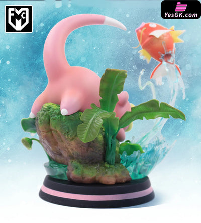 Pokemon - Slowpoke Playing With Magikarp Resin Statue Mfc Studio [In Stock]