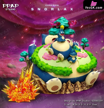 Pokemon Snorlax Evolution Group GK Statue - PPAP Studio [In-Stock] - Full Payment / Original Color (With Exeggutor)